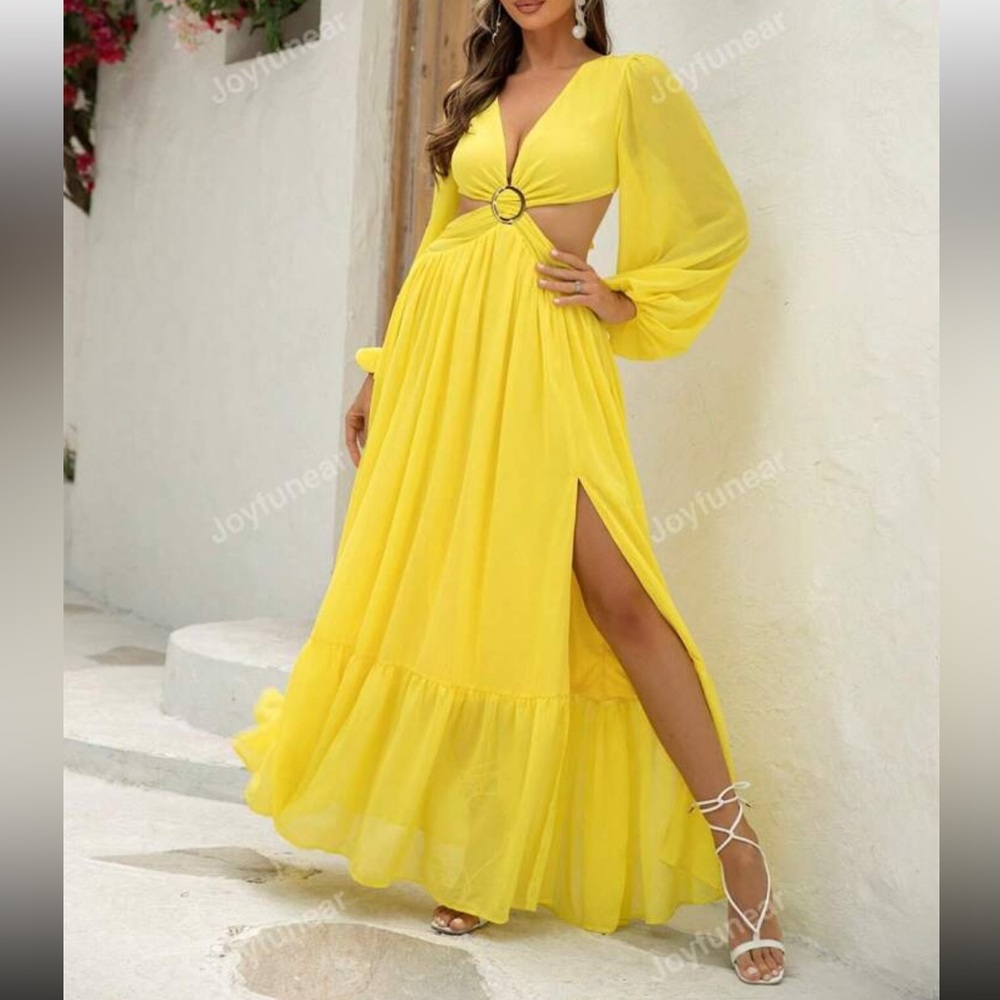 NEW Yellow Maxi Dress